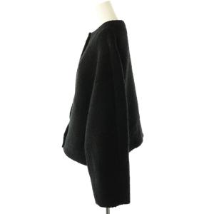 theory luxe COLOMO BLENDA ノーカラージャケット 038 ブラック