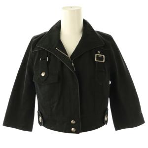 七分袖ジャケット 38 ブラック /DO OS