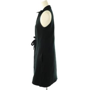 BURBERRY BLUE LABEL ジップアップワンピース 38 ブラック /DO OS