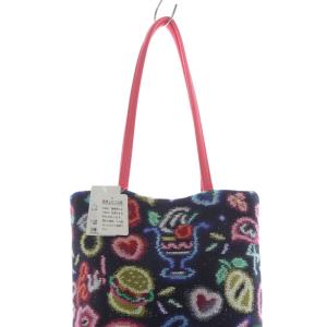 FEILER ラブラリーバイ ラブラリーネオン トートバッグ ハンドバッグ 黒 ブラック /SR53