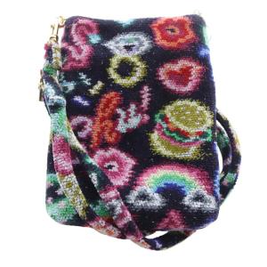 FEILER ラブラリーバイ ラブラリーネオン スマホショルダーバッグ 黒 ブラック /SR55