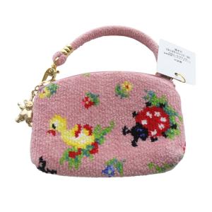 FEILER ハイジ サイドポーチ ロゴ ピンク /SR15