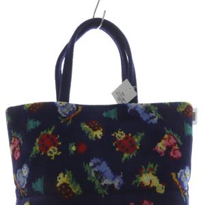 FEILER ハイジ トートバッグ ハンドバッグ 紺 ネイビー /SR55