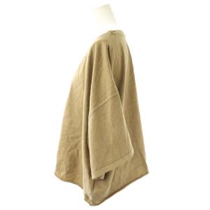 MICA&DEAL 25SS PETITE ロゴプリントT-shirt カットソー 七分袖 ワイド ベージュ ピンク /ES