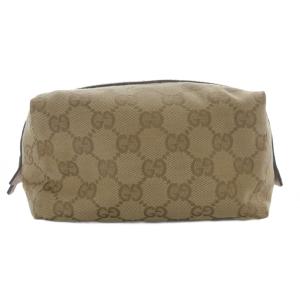 ポーチ メイク 化粧 GGキャンバス ベージュ ピンク 29595 /YO12 OH