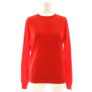 ウールハイゲージニットプルオーバー カットソー 36 赤 /CX OS
