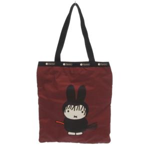 LesportSAC × Dick Bruna EMERALD TOTE ウィッチアンドキャット トートバッグ ボルドー /JS