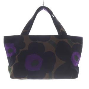 PRINSESSA PIENI UNIKKO トートバッグ ハンドバッグ 茶 ブラウン 黒 ブラック 紫