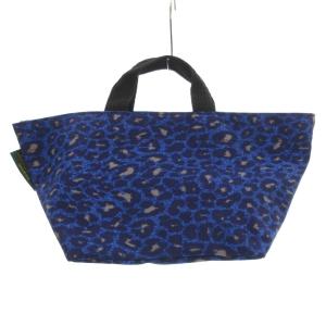 レオパードミニハンドバッグ ランチ 青 ブルー /JS SH
