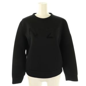 フロッキーロゴ ボンディングプルオーバー スウェット トレーナー 長袖 40 黒 /NR OS