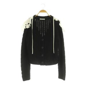 Milo 襟付きカーディガン M/L ブラック