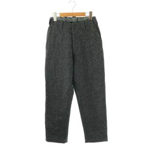 コットンツイードの908イージーポッポパンツ テーパード 紺 /MI OS