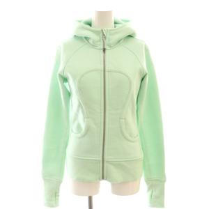 lululemon Scuba フーディ パーカー ジップアップ 4 ミントグリーン /DF OS