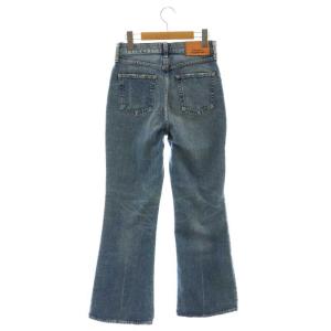 MOUSSY MVS FLARE デニムパンツ ジーンズ ジッパーフライ コットン 27 ライトブルー /NR OS