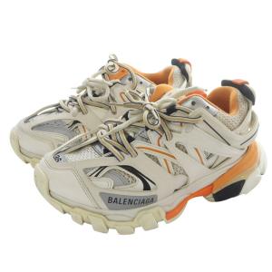 BALENCIAGA Track Trainers スニーカー 24cm オレンジ アイボリー 542436