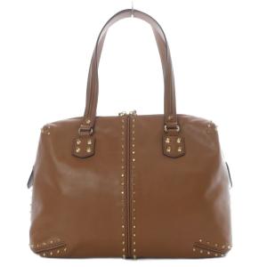 MICHAEL KORS 24年 Astor Large Studded Leather Tote Bag トートバッグ ショルダーバッグ