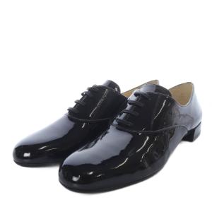 パテントレザー レースアップシューズ 37 ブラック /YO23