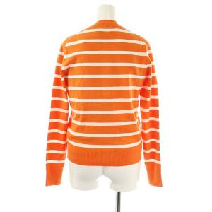 Polo by Ralph Lauren 近年モデル ボーダー柄 クルーネック アンサンブル ニット カーディガン 半袖カットソー XS S オレンジ