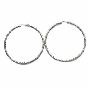 フープピアス シルバーカラー