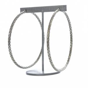 CELINE フープピアス シルバーカラー