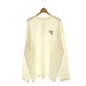 Seavalley Mountain Club カットソー Tシャツ 長袖 オーバーサイズ 2 ホワイト