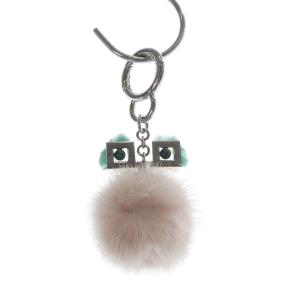 FENDI CHICK ミンクファー バッグチャーム ピンク /SR40 OH