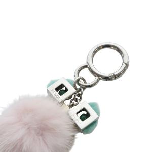 FENDI CHICK ミンクファー バッグチャーム ピンク /SR40 OH