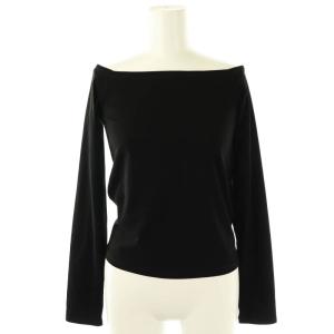ジェーンスミス 25SS plage別注 OFF SHOULDER プルオーバー カットソー 38 黒