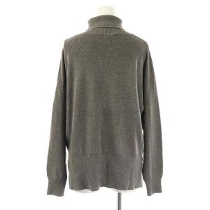 Aveniretoile 24AW 裾スリットタートルネックニット カットソー 36 グレー /MI OS