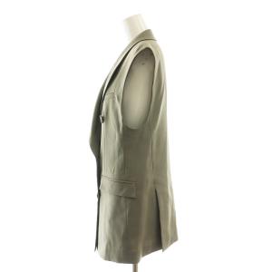 PINKY&DIANNE テーラードジレ 36 オリーブ /SS OS