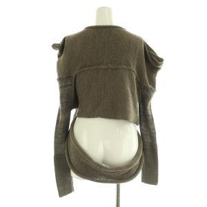 Vivienne Westwood RED LABEL オーブボタン ニット カーディガン 変形 02 ブラウン /MY OS