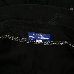 BURBERRY BLUE LABEL ベルト付きデニムロープリーツワンピース ミニ 36 ブラック /MY OS