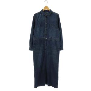24SS MONN×Yoshiiiiii デニムシャツワンピース 36 青 /MI OS