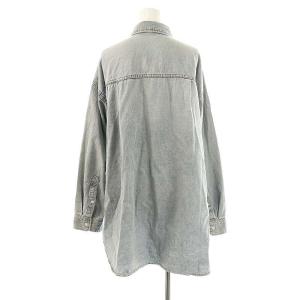 RIVE DROITE RIVEDROITE リブドロワ 24SS MONN Lightビッグデニムシャツ 長袖 F ライトブルー /DF OS