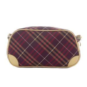 BURBERRY BLUE LABEL ショルダーバッグ クロスボディ チェック ピンク 紫 /RI OS