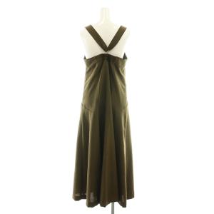 Mystrada 23SS ホルターネックワンピース 36 カーキ /DO OS