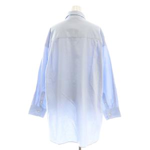 Deuxieme Classe nova ワイドシャツ 長袖 サックスブルー /DO OS