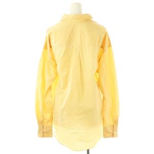MUSE de Deuxieme Classe 23SS COTTON WASH シャツ チュニック丈 F 黄色 /MI OS