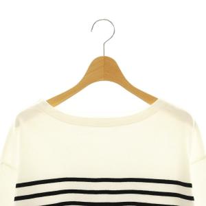 EVERYDAY I LIKE 23SS Cropped Stripe Tシャツ カットソー 長袖 ボーダー ホワイト ブラック /DF