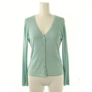 25SS EYELET AJISAI CARDIGAN カーディガン S 水色 ライトブルー /SS OS