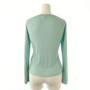 TOCCA 25SS EYELET AJISAI CARDIGAN カーディガン S 水色 ライトブルー /SS OS