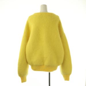 SNIDEL ファーパイルジャガードニット セーター 長袖 F 黄 イエロー /AT OS