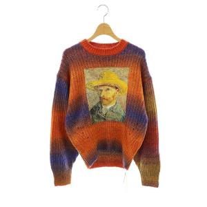 24AW The Metropolitan Museum グラデーション ニット セーター ウール混 F