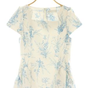 CELFORD ×ドレスラボ 24SS フィット&フレアワンピース 36 ホワイト