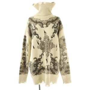 23AW VINTAGE LAG OVER KNIT TOP ニット セーター 長袖 F ベージュ /HK