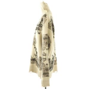 Ameri VINTAGE 23AW VINTAGE LAG OVER KNIT TOP ニット セーター 長袖 F ベージュ /HK