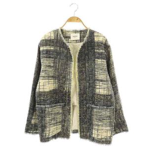 24SS LADY LIKE PRINT TWEEDS JACKET