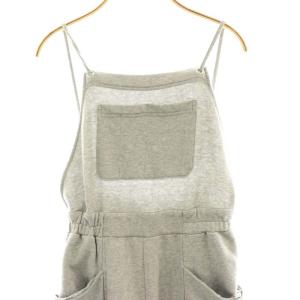 Ameri VINTAGE 24SS SWEAT EASY ROMPERS オールインワン パンツ スウェット S グレー /HK