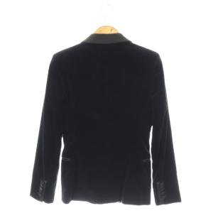 SAINT LAURENT PARIS ベルベット1Bテーラードジャケット ブラック