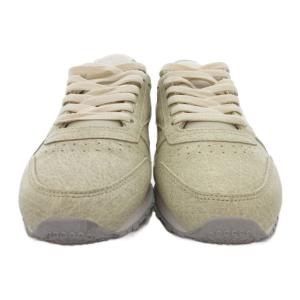 Reebok × EAMES FZ5861 CLASSIC LEATHER スニーカー シューズ ロゴ 26cm ベージュ